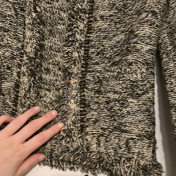 Anthropologie Women’s Angel of the North Sweater Cardigan - Size Medium, Green - Picture 3 of 7